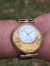 Orologio Zenith Matrimonio, Movimento Verificato 1913, Orologio Vintage Da Collezione