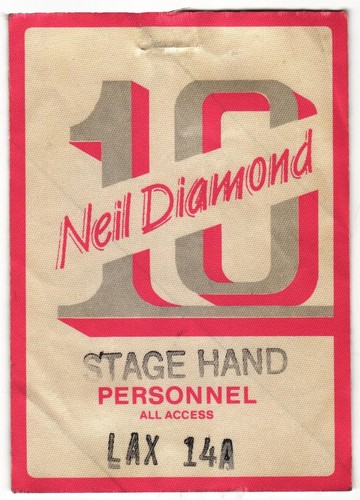 Pass backstage neil diamond - pass,