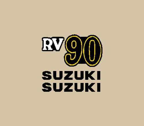 Suzuki moto gialla - rv,