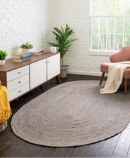 Tappeto Juta Ovale Naturale