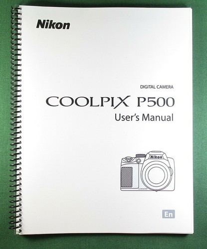 Nikon coolpix p500 istruzioni - nikon,
