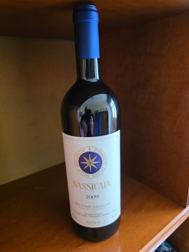 Vino sassicaia 2009 cantine - sassicaia,