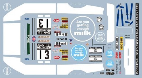 Decals ford escort mk1 - mk1,