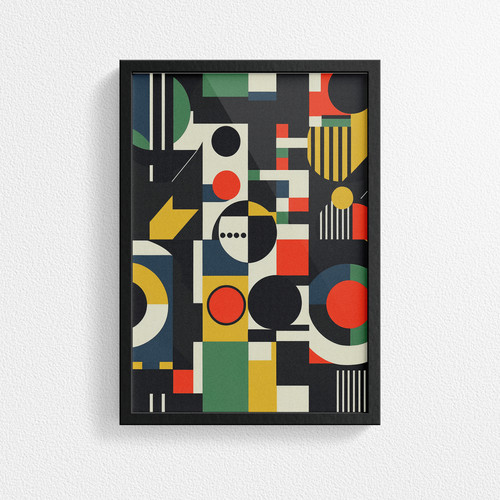 Poster stampa stile - , bauhaus