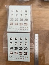 Lot De 2 X Planche De Decals