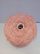 Filato per maglieria Misto Lana - Stoppino Sottile Bianco Rosa Oro 