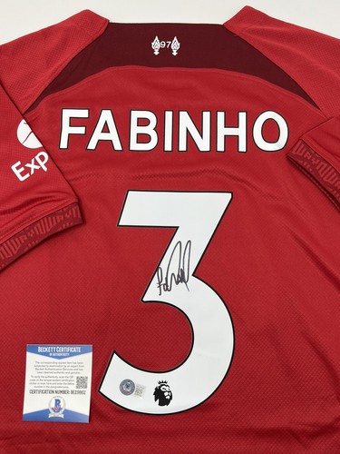 Maglia calcio fabinho firmata - maglia,