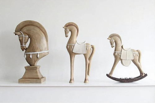 Scultura cavallo nordico - cavallo,
