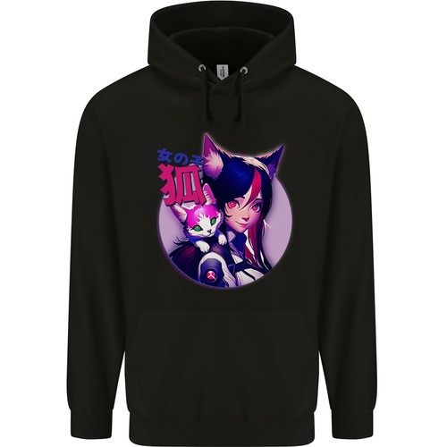 Felpa uomo anime gatto - felpa,