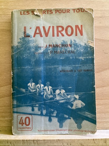 Vintage french rowing book - rowing,