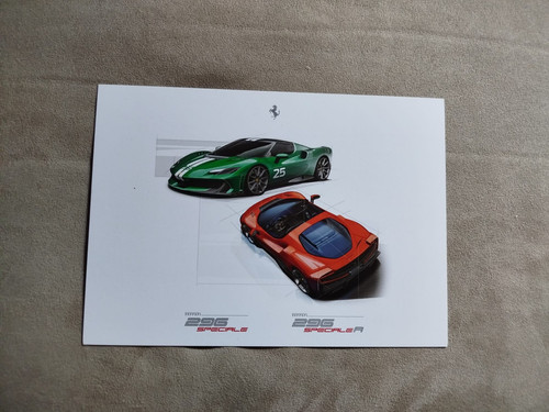 Cartolina postcard ferrari - cartolina/postcard,