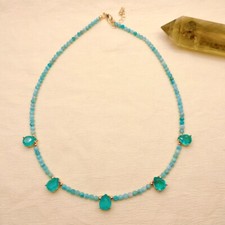 Collana pietre preziose