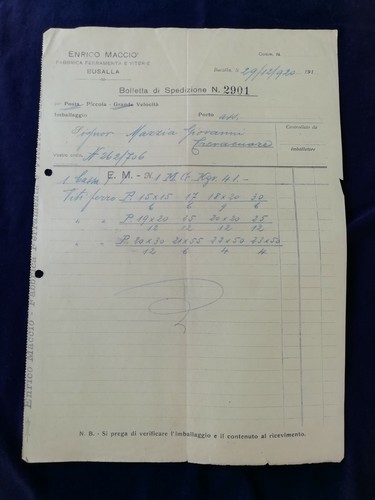 Carta intestata busalla enrico - carta,