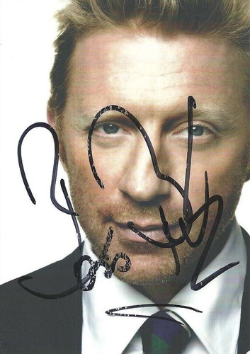 Boris becker autografo - boris,