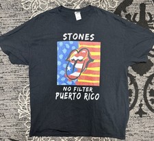 T-shirt nera Rolling Stones