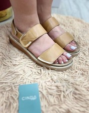 Sandalo donna cinzia soft tan