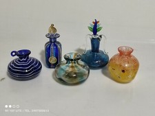 blocco BUCELLA cristalli Murano Glass Jug & Profumo bottiglia vetro soffiato vin
