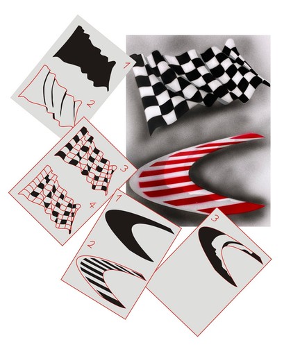 371 racing flag modello - as-371,