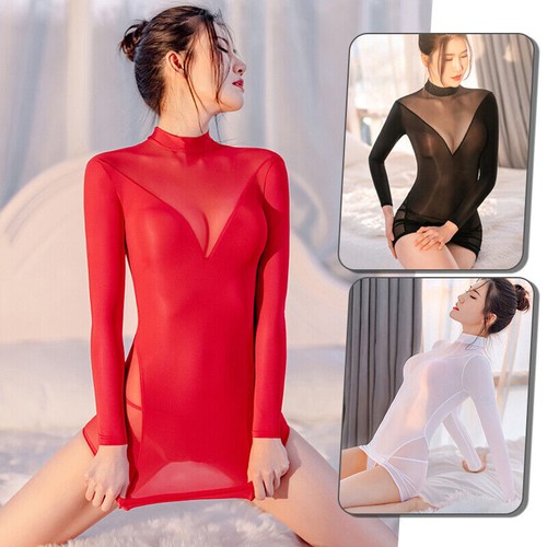 Vestito donna finto collo