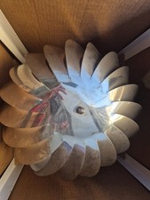 FUMAIOLO VENTOLA ACCIAIO INOX TONDO m/m 300 GIREVOLE ANTIVENTO 