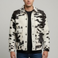 Giacca Uomo Capelli Su Pelle