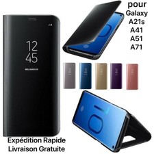 Coque Etui Flip Cover Clear