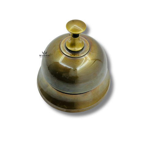 Campana scrivania ottone