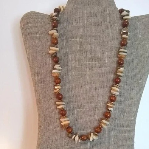 Collana vintage anni pietra - vintage,
