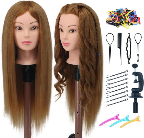 Testa manichino capelli - testa, di