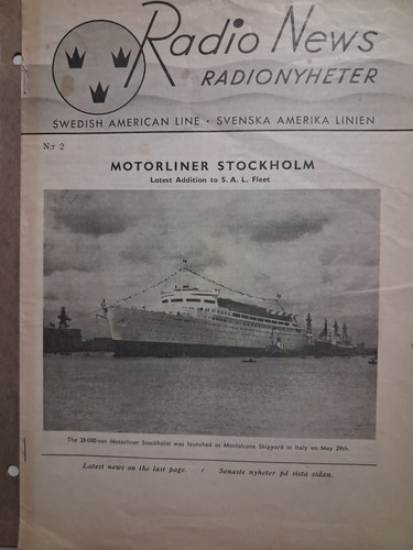 1938 radio news linea - radio,