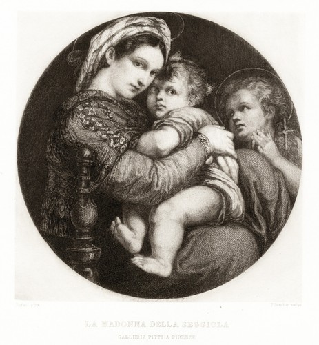 Madonna della seggiola di - della, seggiola,