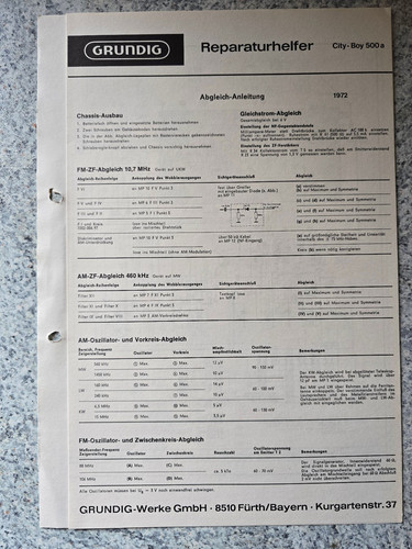 Grundig riparatore originale - riparatore,