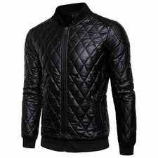 Giacca Bomber Biker Uomo Vera