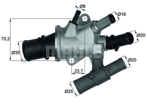 Termostato refrigerante fiat - refrigerante,