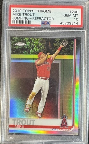 Mike trout2019 topps chrome - trout2019,