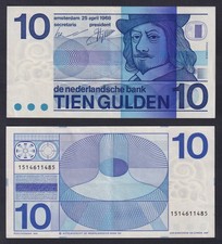 Netherlands Banknote 10 Gulden