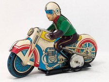 MS 702 Motorcycle / Vintage Tin Toy / Giocattolo d'epoca Anni '60s