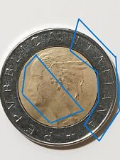 MONETA  500 LIRE 1982 RARA, CONIATA MOLTO MALE DIVERSI ERRORI (U4)