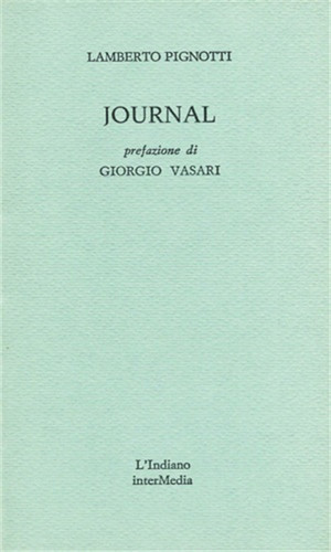 Pignotti lamberto journal - pignotti,lamberto.,
