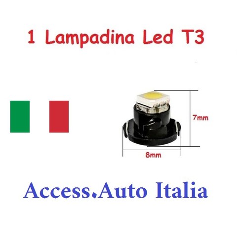 Lampadina led t3 bianco - lampadina, a