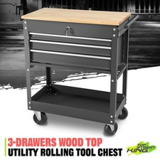 3 Drawer Rolling Tool Trolley