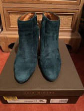 Stivaletti Chie Mihara 'El-Huba35' blu oceano/marino scamosciati UK 6,5/EU 39,5