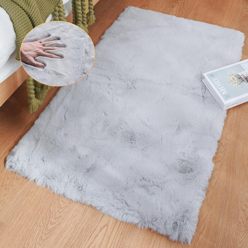 Tappeto camera letto grigio - letto,