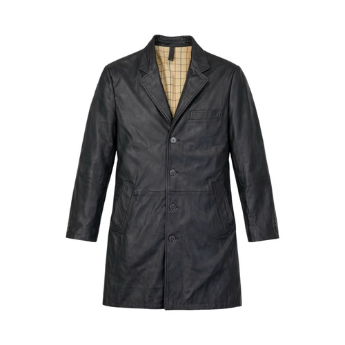 Cappotto pelle uomo essebi - uomo,