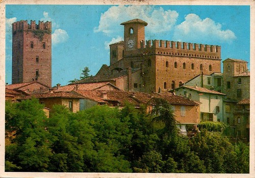 Cartolina castell arquato - -, castell'arquato