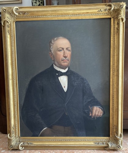 Ritratto nobiluomo olio - ritratto, su