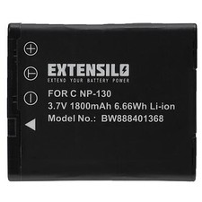 Batterie pour Casio Exilim EX-ZR200BK EX-ZR200RD EX-ZR200WE 1800mAh 3,7V