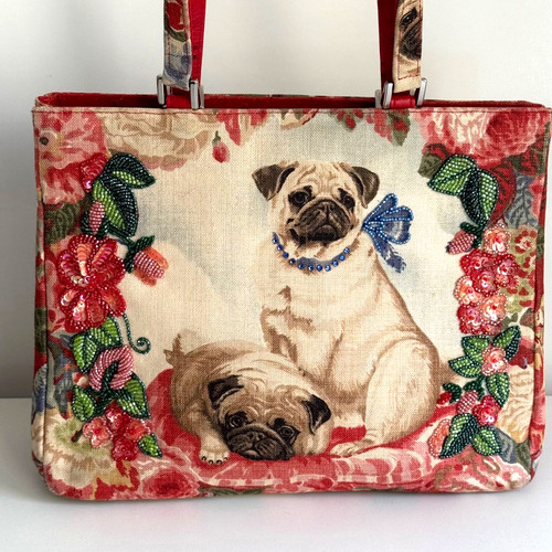 Borsa isabella fiore carlino - fiore,