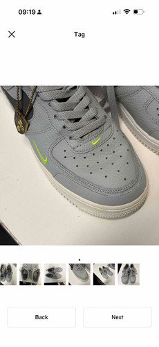 Nike air grigio chiaro - chiaro, verde