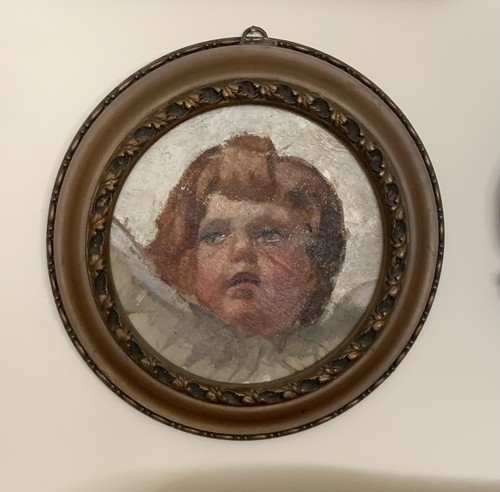 Quadro antico olio - quadro, su